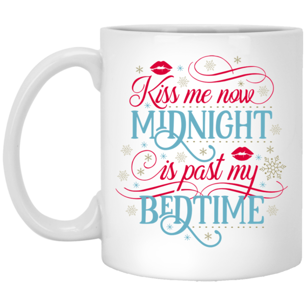 Kiss Me Now Coffee White Mug