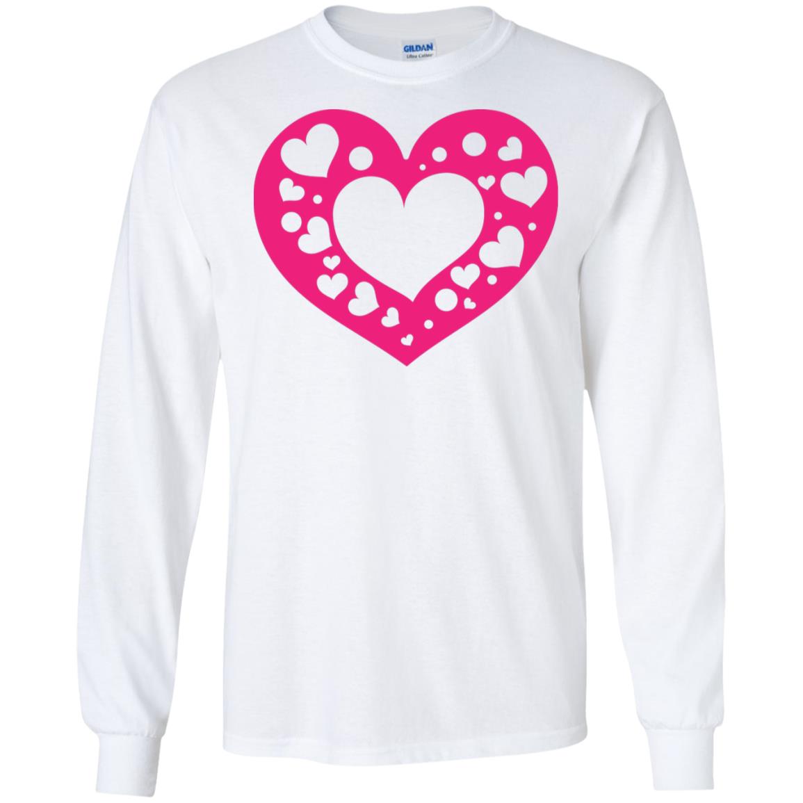 Big Heart Gildan LS Ultra Cotton T-Shirt