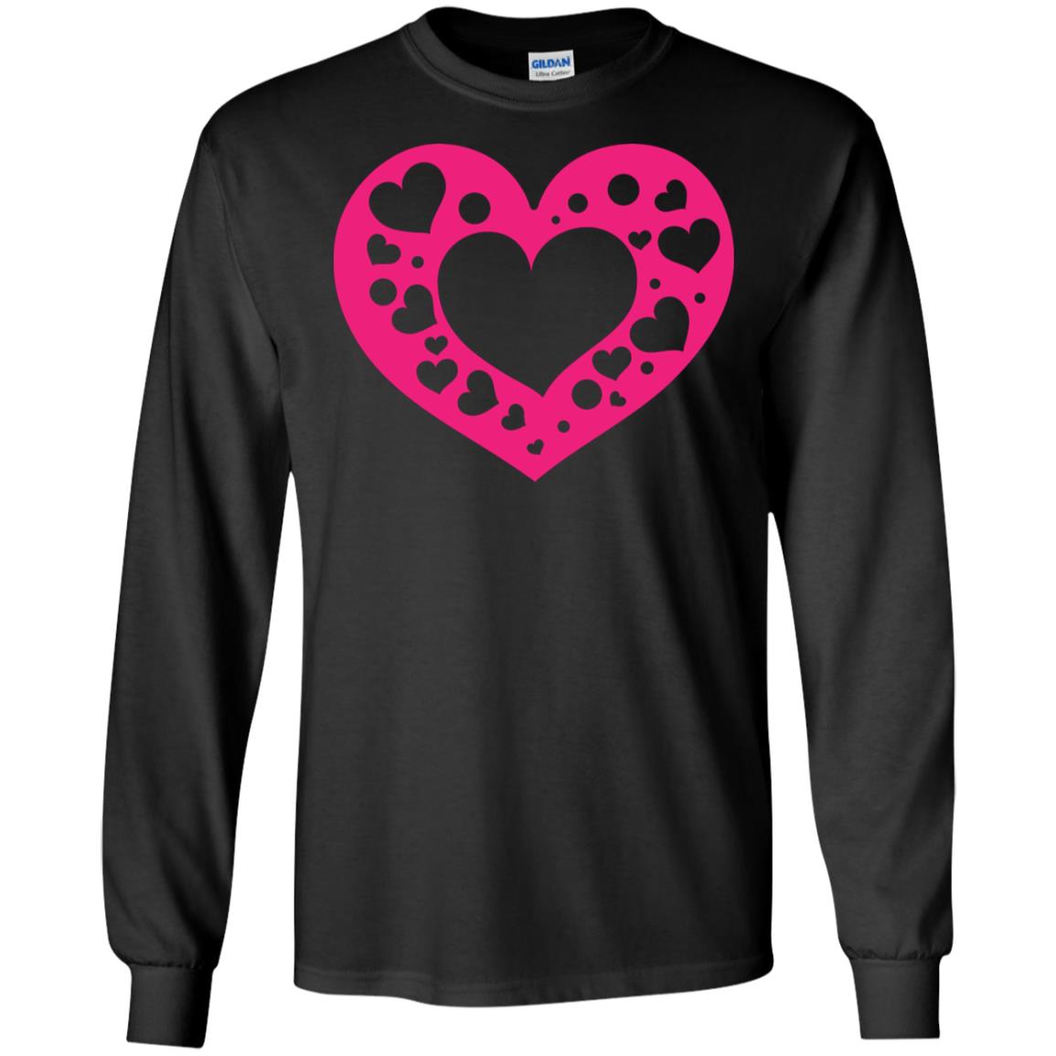 Big Heart Gildan LS Ultra Cotton T-Shirt