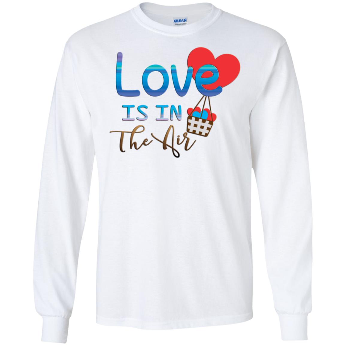 Love Is In Gildan LS Ultra Cotton T-Shirt