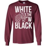 White Is New Gildan LS Ultra Cotton T-Shirt