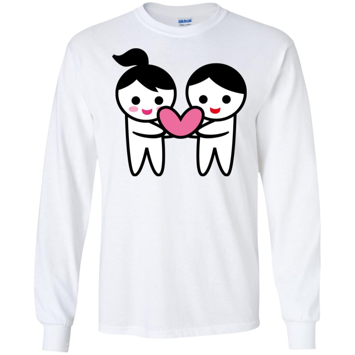 Lovely Couple Gildan LS Ultra Cotton T-Shirt