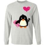 Heart Gildan LS Ultra Cotton T-Shirt