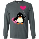 Heart Gildan LS Ultra Cotton T-Shirt