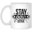 Stay Pawsitive White Mug 11 oz.
