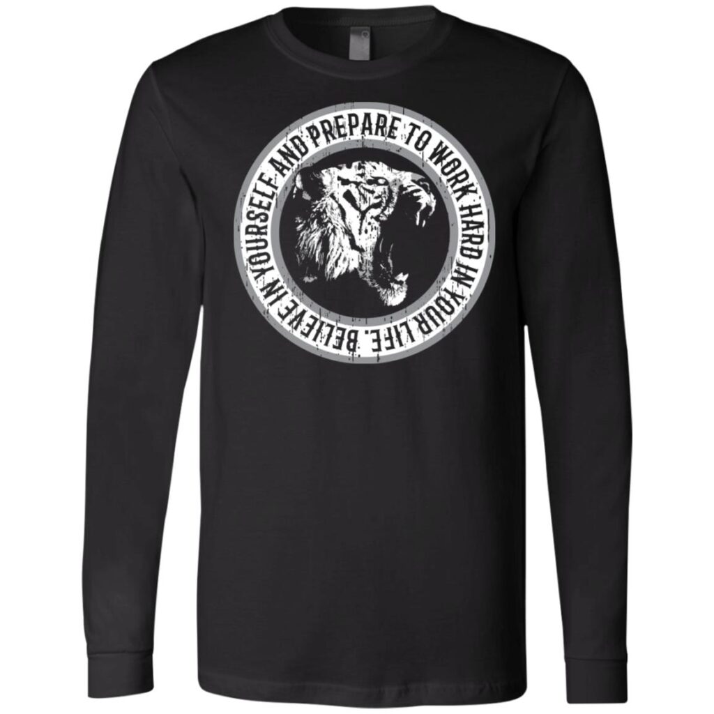 Believe in Yourself Bella + Canvas Men's Jersey LS T-Shirt