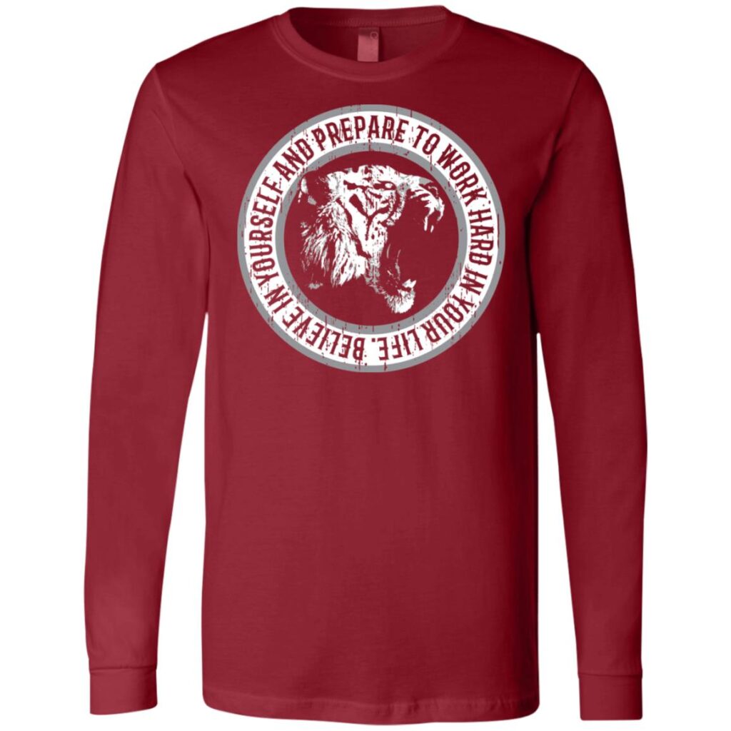 Believe in Yourself Bella + Canvas Men's Jersey LS T-Shirt