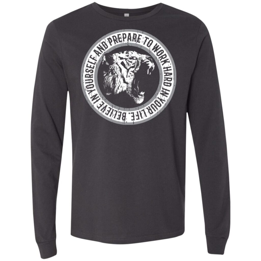 Believe in Yourself Bella + Canvas Men's Jersey LS T-Shirt