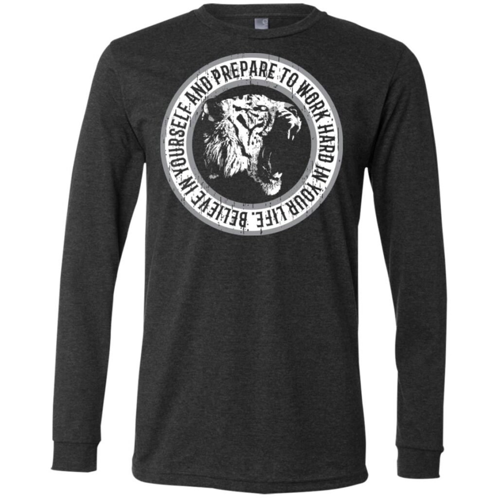 Believe in Yourself Bella + Canvas Men's Jersey LS T-Shirt
