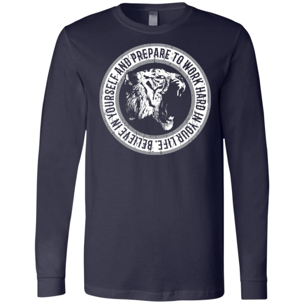 Believe in Yourself Bella + Canvas Men's Jersey LS T-Shirt