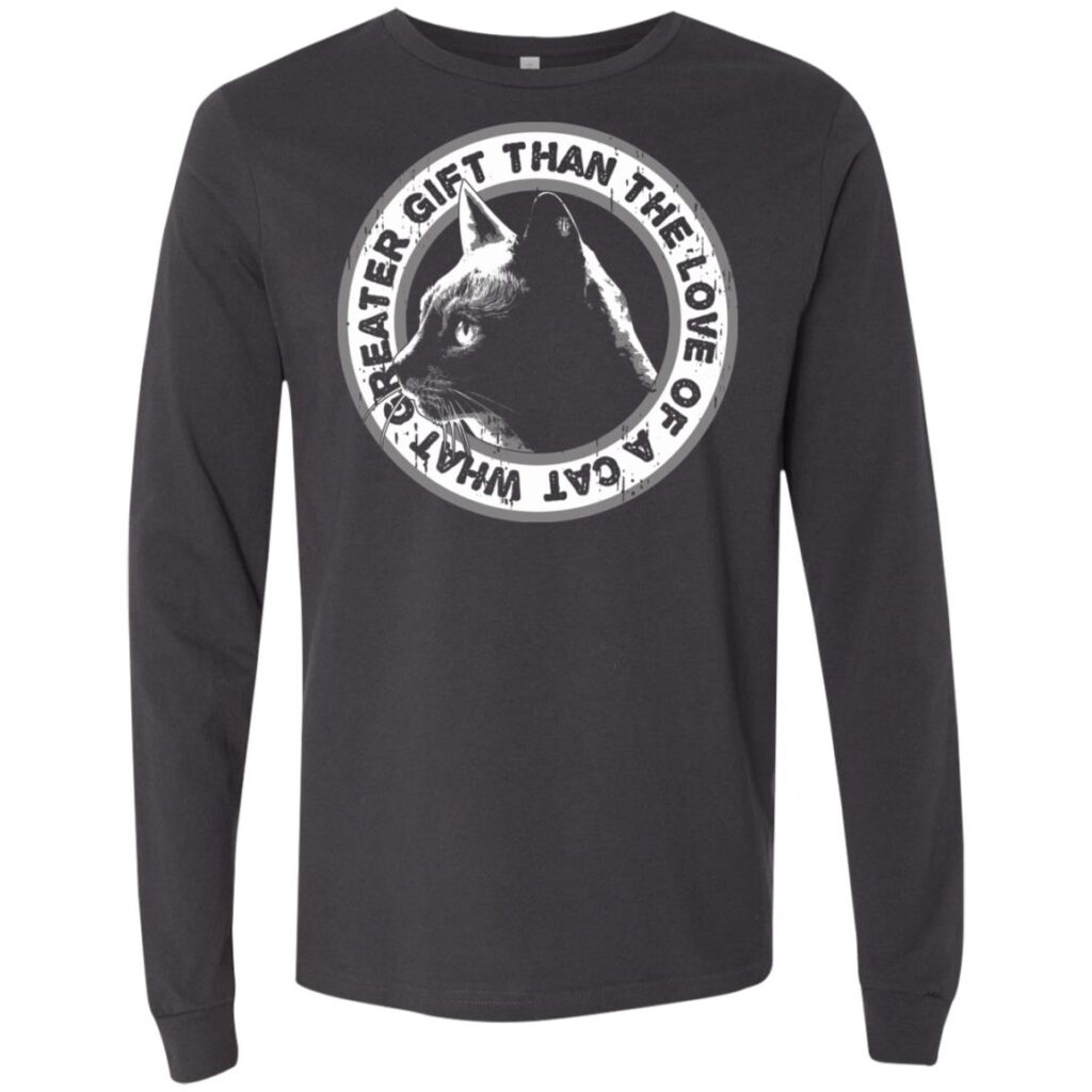 Love of A Cat Bella + Canvas Men's Jersey LS T-Shirt