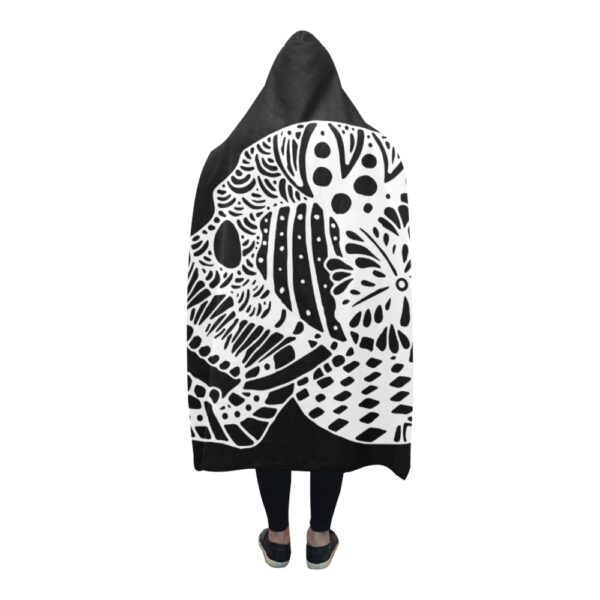 Skull Art Hooded Blanket