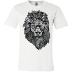 Majestic Lion Mandala Unisex Jersey SS T-Shirt