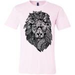 Majestic Lion Mandala Unisex Jersey SS T-Shirt