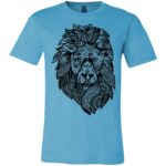 Majestic Lion Mandala Unisex Jersey SS T-Shirt