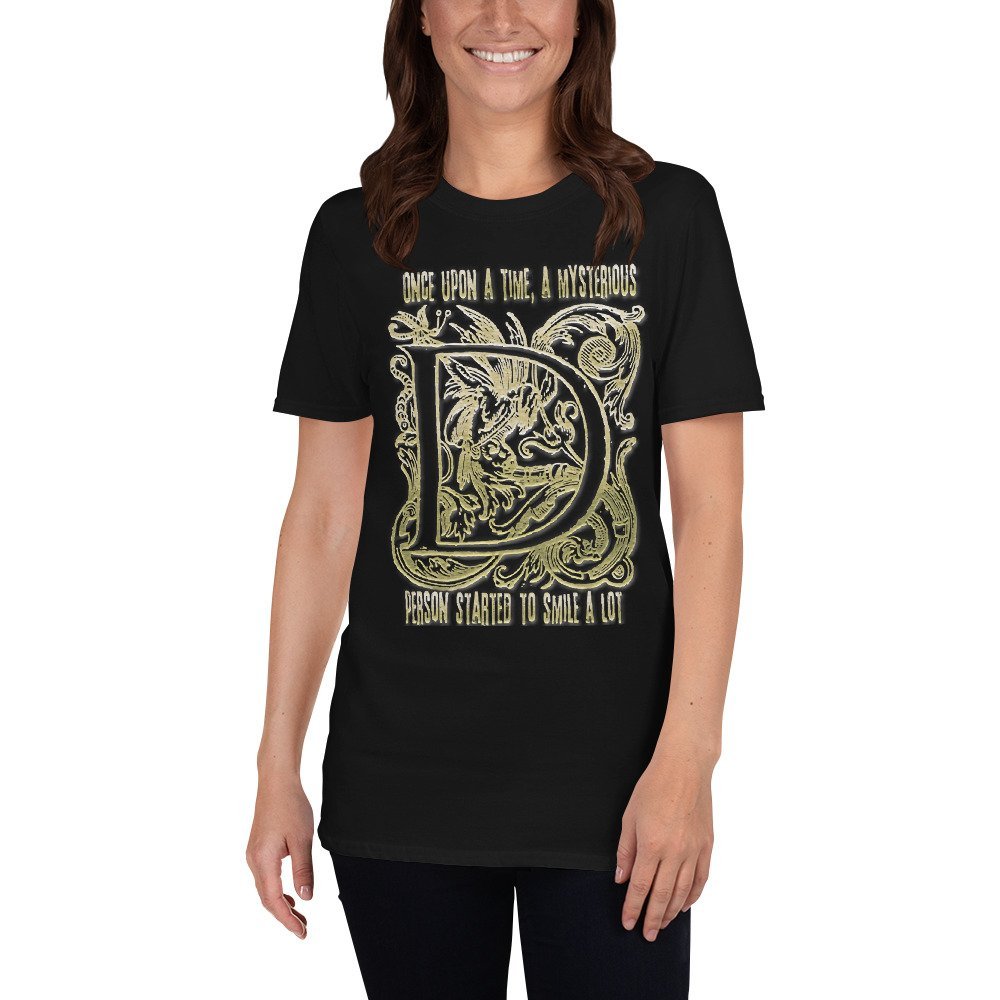 Once Upon A Time Letter D Short-Sleeve Unisex T-Shirt