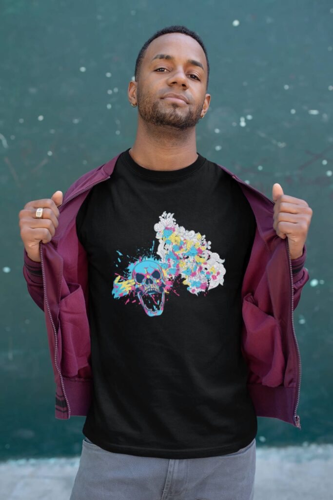 Colorful Skull Short-Sleeve Unisex T-Shirt