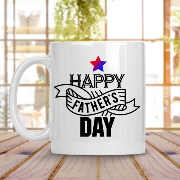 Happy Father's Day White Mug 11 oz.