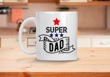 Super Dad White Mug 11 oz.