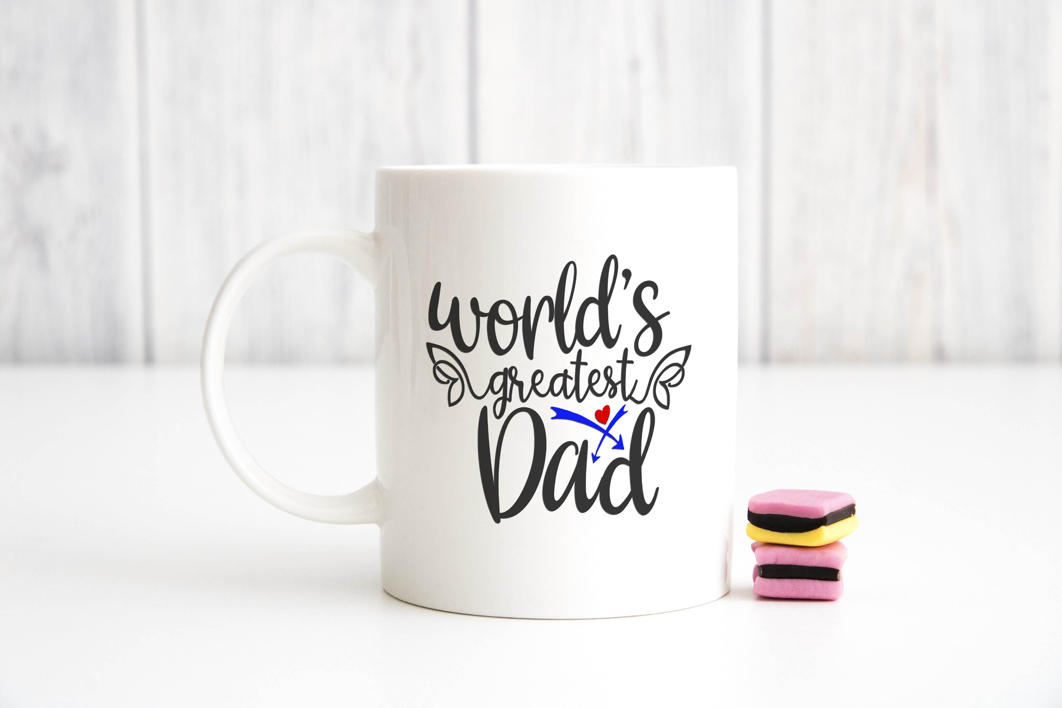 World's Greatest Dad White Mug 11 oz.