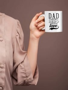 Dad Hero White Mug 11 oz.
