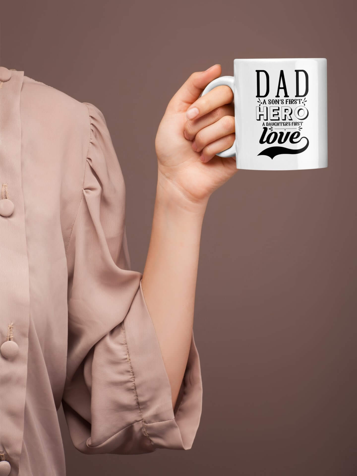 Dad Hero White Mug 11 oz.