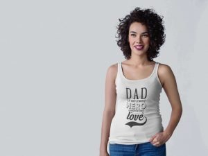 Dad A Son's First Hero Unisex Tank Top