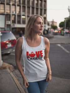 Love Canada Unisex Tank Top