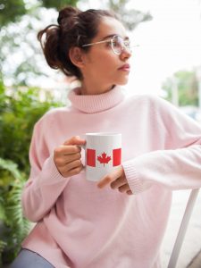 Canada Flag White Mug 11 oz.