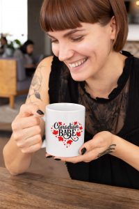 Canadian Babe White Mug 11 oz.
