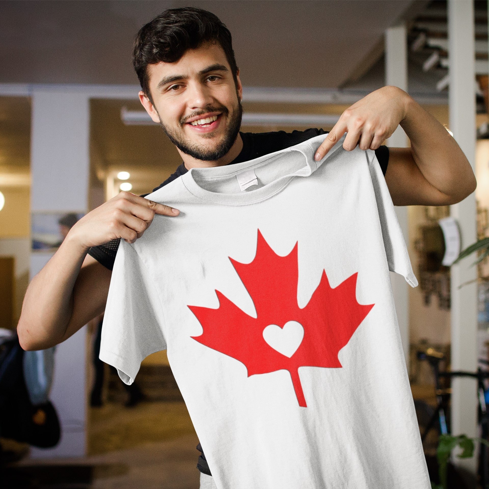 Maple Leaf Unisex Jersey SS T-Shirt