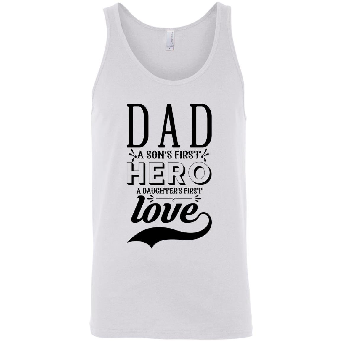 Dad A Son's First Hero Unisex Tank Top