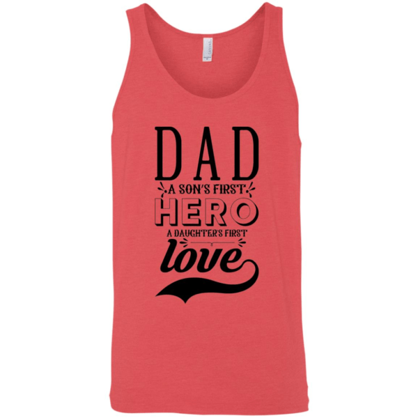 Dad A Son's First Hero Unisex Tank Top