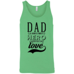 Dad A Son's First Hero Unisex Tank Top