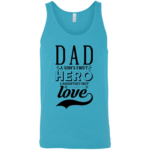 Dad A Son's First Hero Unisex Tank Top