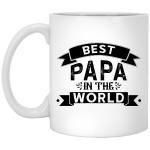 Best Papa In The World White Mug 11 oz.