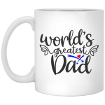 World's Greatest Dad White Mug 11 oz.