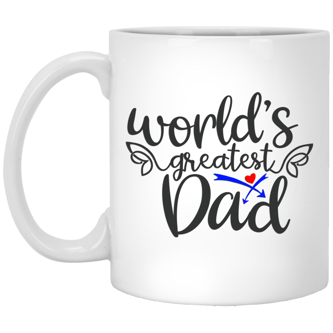 World's Greatest Dad White Mug 11 oz.