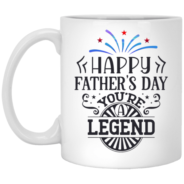 Happy Father's Day White Mug 11 oz.