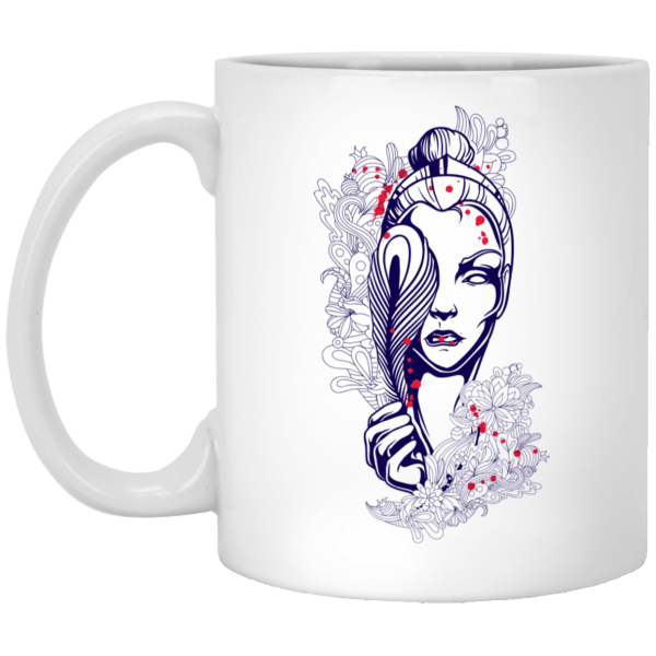 Beautiful Women Art White Mug