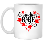 Canadian Babe White Mug 11 oz.