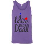 I Love My Dad Unisex Tank Top