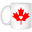 Maple Leaf White Mug 11 oz.