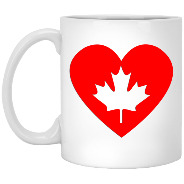 Maple Leaf White Mug 11 oz.