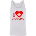 I Love Canada Unisex Tank Top