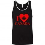 I Love Canada Unisex Tank Top