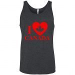 I Love Canada Unisex Tank Top