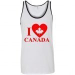 I Love Canada Unisex Tank Top