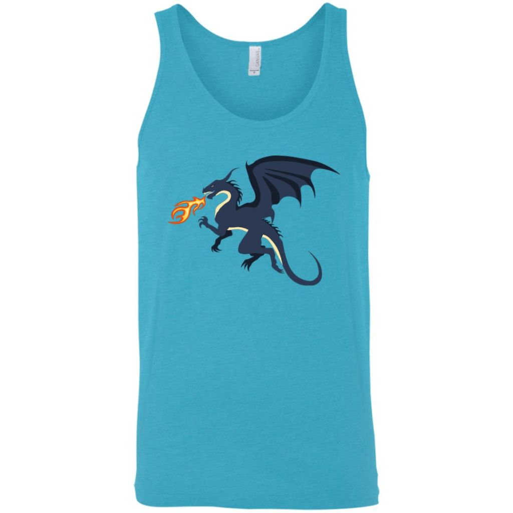 Fire Breathing Dragon Unisex Tank Top
