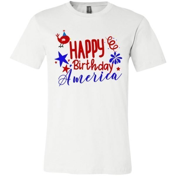 Happy Birthday America Unisex Jersey SS T-Shirt